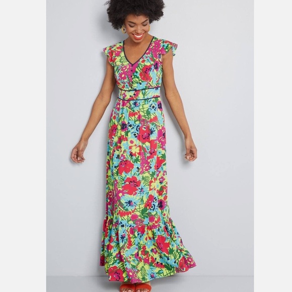 Modcloth Dresses & Skirts - NWT ModCloth Size S Small Eyes On You Floral Maxi Dress